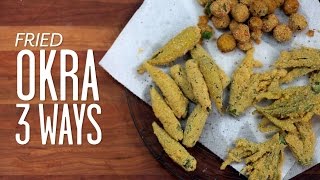 Three Ways To Fry Okra  Southern Living [upl. by Viveca372]