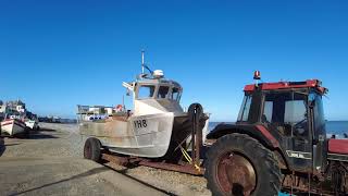 Crab Boats At Cromer 6 Feb 2023 [upl. by Lahpos]