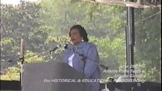 1996 Atlanta Gay Pride Festival Speech by Coretta Scott King [upl. by Alicsirp]