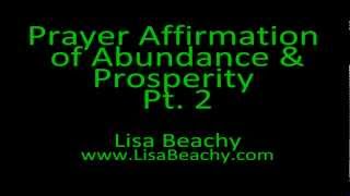 Prayer Affirmation Meditation Video for Wealth and Abundance Pt 2  Theta Healing [upl. by Dory]