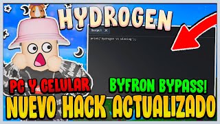 NUEVO HACK  EXPLOIT PARA ROBLOX  HYDROGEN  BYFRON BYPASS  PARA PC Y CELULAR ACTUALIZADO [upl. by Annah]