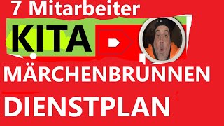 Excel Dienstplan Märchenbrunnen Dienstplan für Kitas und Heim  Monatsplanung [upl. by Lurie]