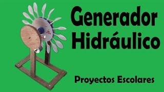 Proyectos  Generador Hidráulico De Energía Eléctrica muy fácil de hacer [upl. by Liana528]