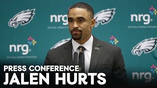 Postgame Press Conference Jalen Hurts  Philadelphia Eagles vs Dallas Cowboys [upl. by Arytal]