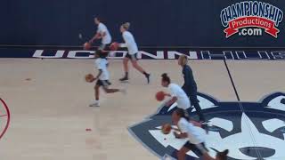 Ball Handling Skill Work Featuring Geno Auriemmas Team [upl. by Jacquenette940]