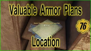 FALLOUT 76 Armor Mod Plans Location [upl. by Swamy862]