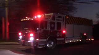 Kennett Fire Company Rescue 24 Responding [upl. by Akimrehs]