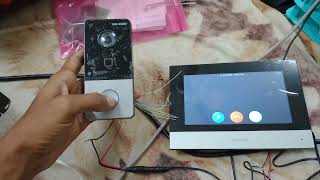 hikvision Intercom Connection without wire 😍if need full videosubscribe my channel intercom [upl. by Lorianne]