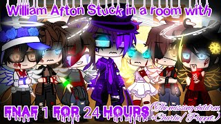 William Afton Stuck in a room with Fnaf 1 for 24 hours  FNAF Puppet  SparkleAftøn Read desc [upl. by Ydualc786]