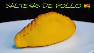 RECETA SALTEÑAS DE POLLO BOLIVIANAS 🇧🇴 [upl. by Samohtnhoj]