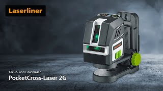 Kreuz und Linienlaser  Innovation  PocketCrossLaser 2G  036710A [upl. by Aryam]