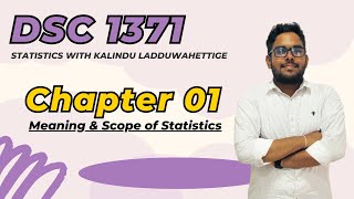 DSC 1371 Meaning amp Scope of Statistics  Chapter 01  Business Statistics  Stat Kuppi USJP [upl. by Neff]