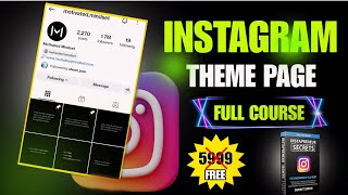 Earn 1 LakhMonth From Instagram Theme Page  Instagram Theme Page Business [upl. by Horlacher]