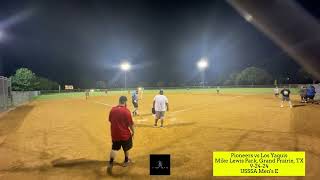 Pioneers vs Los Yaquis  USSSA Mens Slowpitch Softball at Mike Lewis Park 92424 FULL GAME [upl. by Ailuy]