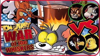 Tom amp Jerry War of the Whiskers Gameplay PS2 Spike amp Monster Jerry VS Eagle amp Duckling in PAWS [upl. by Wolpert]