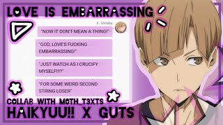 LOVE IS EMBARRASSING 912  Collab w m0th  SemiShira  Texting Story  ChatFic [upl. by Weig]