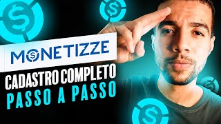 Como criar uma conta e se cadastrar na Monetizze Passo a Passo [upl. by Eleahcim]