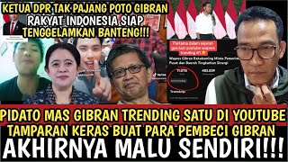 POTO GIBRAN TAK DI PAJANG DI GEDUNG DPR RAKYAT BALAS TENGGELAMKAN PARTAI BINAT4NG MERAH [upl. by Relyk]