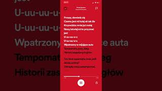 Dawid Podsiadło Pastempomat Lyrics [upl. by Morna438]