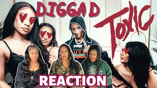 DIGGA D  Toxic Official Music Video REACTION  😡😏🙄 [upl. by Pawsner]