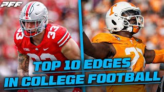 Top10 EDGES in College Football James Pearce Jr Nic Scourton amp more [upl. by Arne]