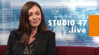 STUDIO 47 live  PRESSESPRECHERIN DORIS WIRTH ÜBER DEN NEUEN „GUTSCHEINBUCHDE SCHLEMMERBLOCK“ [upl. by Airdnal]