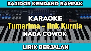 Karaoke  Tumarima Iink Kurnia Nada Cowok Koplo Bajidor Kendang Rampak Lirik Berjalan [upl. by Kantor]