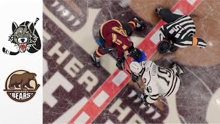 Game 572  Chicago Wolves VS Hershey Bears NHL 25 [upl. by Mahmoud]