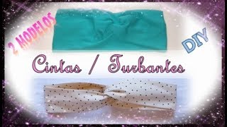 DIY  Cómo hacer cintas o turbantes para la cabeza a la moda  Tutorial paso a paso [upl. by Finzer137]