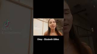 Okay  Elizabeth Gillies  Cover by Ruby Aronés cover singer music singing lizgillies piano [upl. by Jaqitsch]