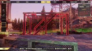 How to build a turret tower guide for campsettlement defence fallout76 [upl. by Auvil113]