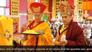 Long Long Life Prayer for V V 9th thrangu Rinpoche part 2 [upl. by Nitsur]