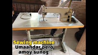 Sewing machine nangangamoy sunog pero umaandar pa [upl. by Ardried229]