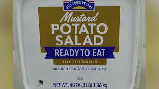 Potato salad sold at HEB Joe Vs Smart Shop recalled [upl. by Jamima]