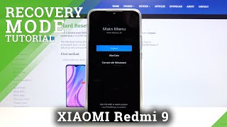 Recovery Mode in XIAOMI Redmi 9 – How to Open  Use  Quit Recovery Menu [upl. by Ahsinoj]