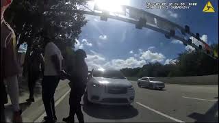 Video of Calais Campbell 6’9 315 pound teammate of Tyreek Hill also being put in handcuffs 💔💔 [upl. by Mak]