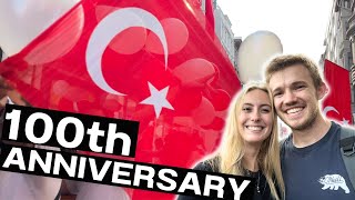 Republic of Türkiyes 100th Anniversary Celebration in Istanbul  Turkey Travel Vlog [upl. by Lambertson193]