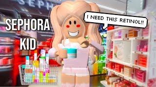 Taking my Kid to Sephora KICKED OUT  Bloxburg Voiceover Roleplay [upl. by Annig]