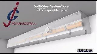 JG Innovations SoffiSteel®  CPVC Sprinkler Pipe Cover [upl. by Goeger692]