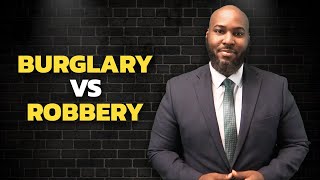 Understanding the Legal Difference Burglary vs Robbery [upl. by Kern]