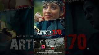 article 370 movie review [upl. by Mundford]