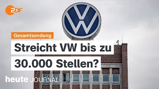 heute journal vom 19092024 Stellenabbau bei VW Niederlande lehnt EUAsylregeln ab Libanon [upl. by Pearse514]