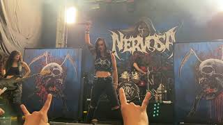 Nervosa  Perpetual Chaos  Blood Eagle live Mexico City 2022 [upl. by Bigelow579]