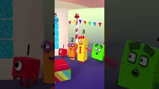 BUNTE MATHEMATIK  Teil 3  Lernen Sie mit Nummer Drei zu zählen  Numberblocks shorts [upl. by Darrel]