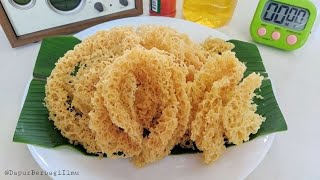 Tips Membuat KREMESAN Bersarang  Resep KremesanTanpa Baking Powder [upl. by Spencer]