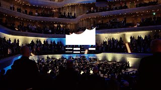 standwithukraine  Das NDR Elbphilharmonie Orchester spielt die ukrainische Nationalhymne [upl. by Filippo]