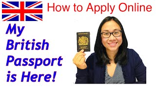 HOW TO APPLY FOR A BRITISH PASSPORT ONLINE  UNBOXING MY UK PASSPORT  PROCESSING TIMELINE 2021 [upl. by Nnylacissej]