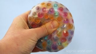 How to Make an Orbeez Stress Ball  Sophies World [upl. by Alviani]