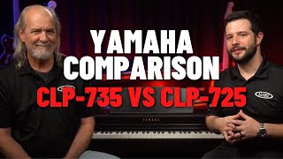 Yamaha CLP Series Comparison  CLP735 vs CLP725 [upl. by Billi486]