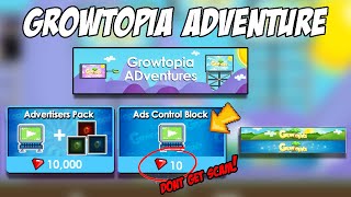 New Update Growtopia Adventures  Advertisers Pack [upl. by Atnahsa377]